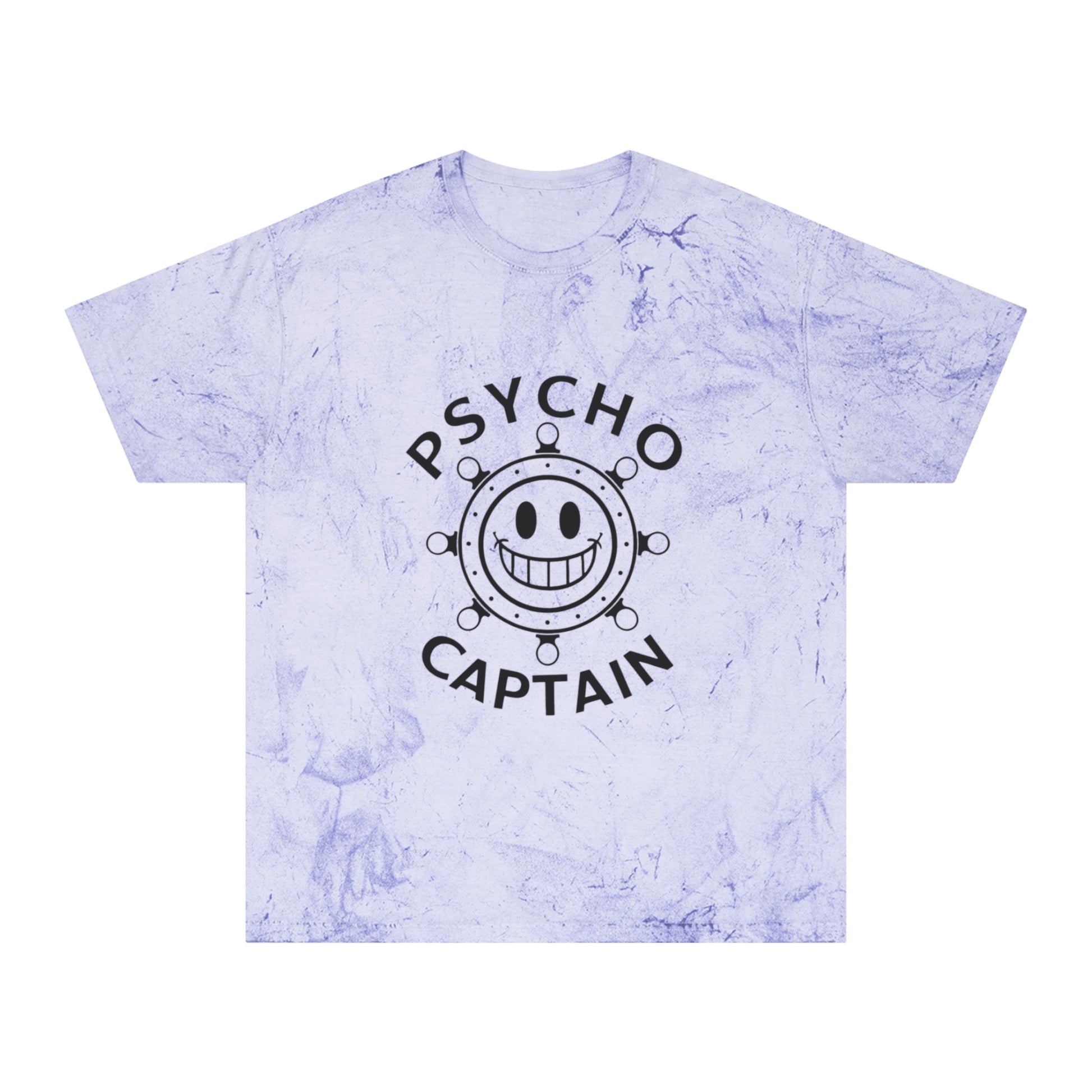 The color blast t shirt in amethyst.