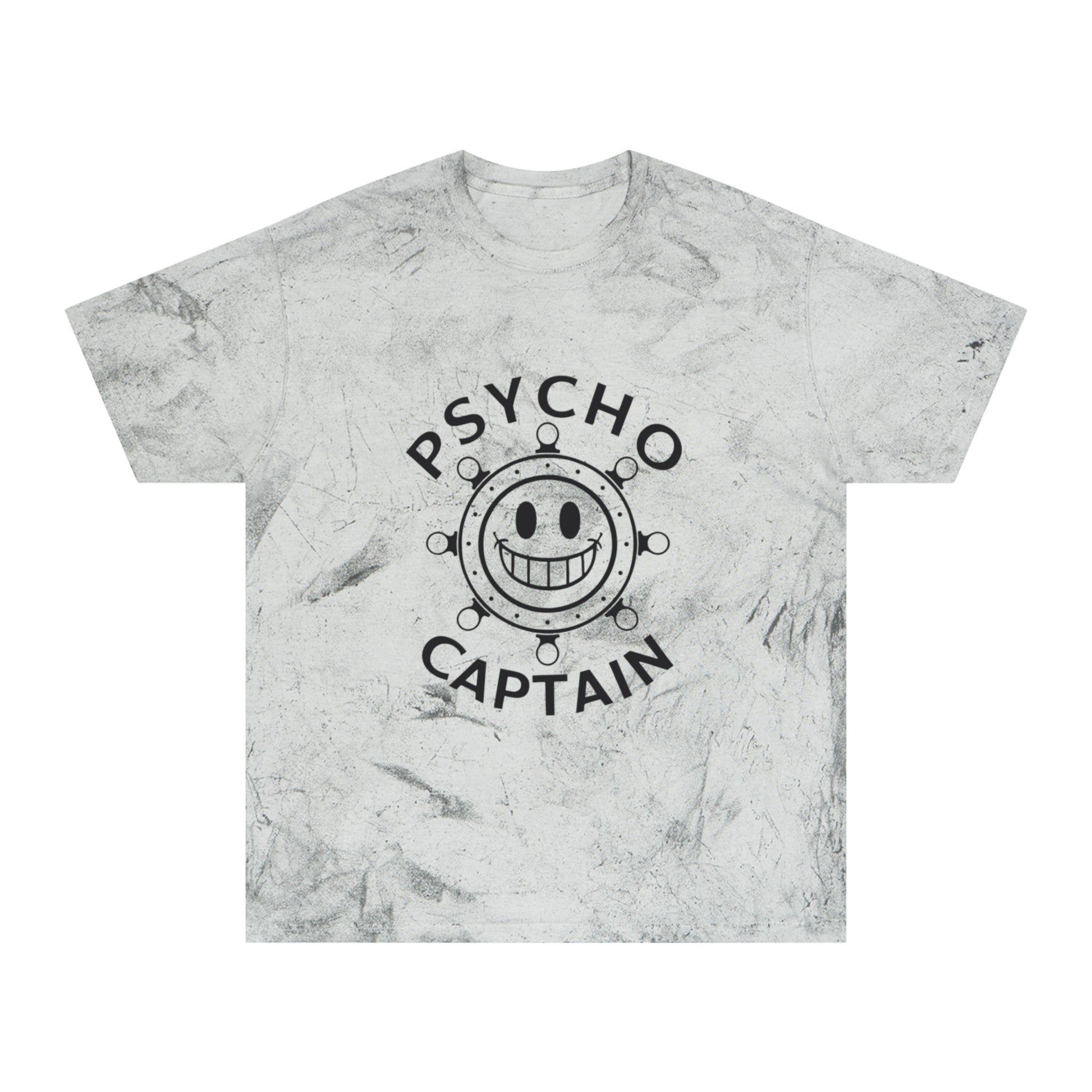 The color blast t shirt in smoke.