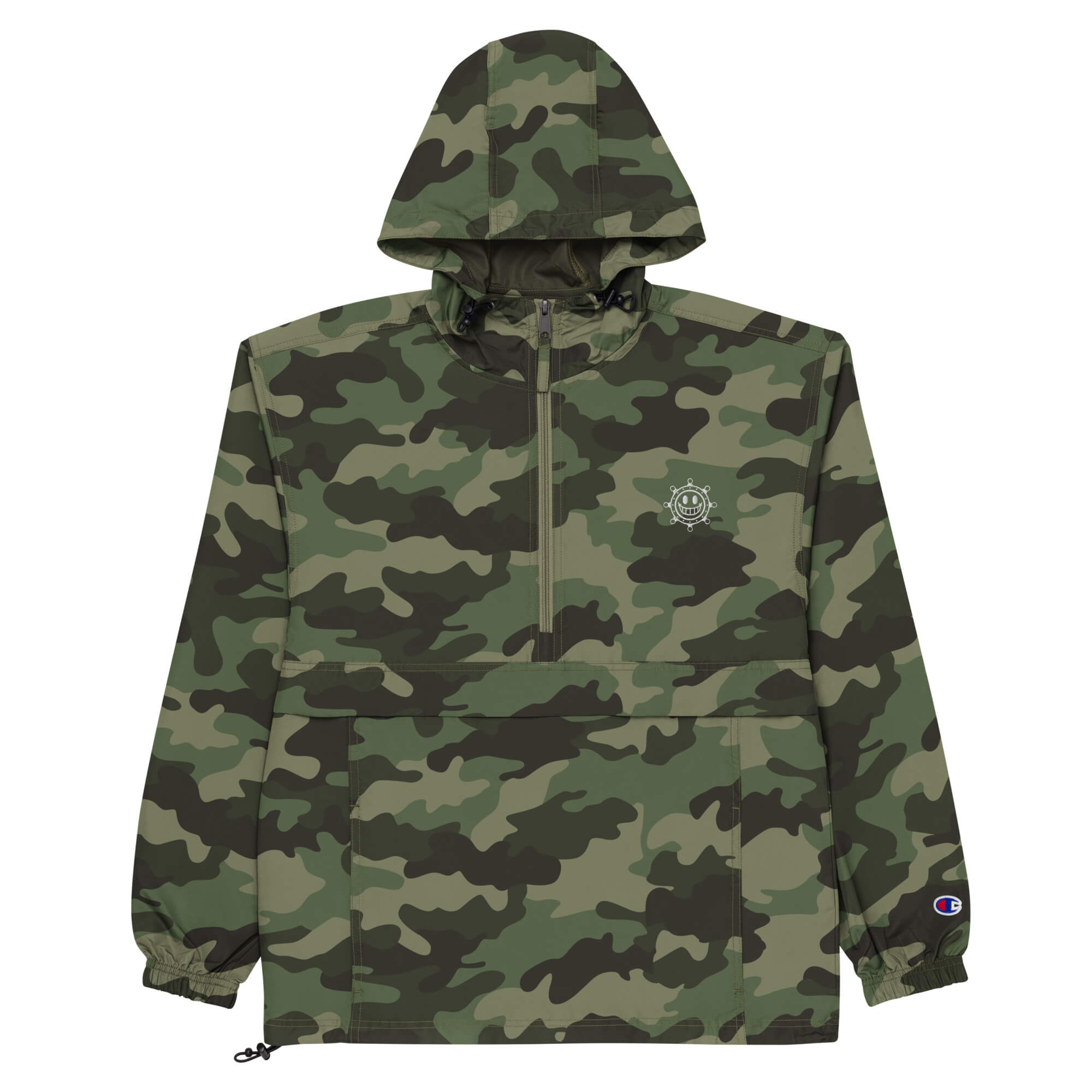 Embroidered Champion Packable Jacket | Men's Windbreaker Jacket